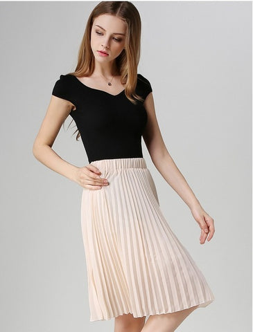 Vintage Pink Midi Skirt