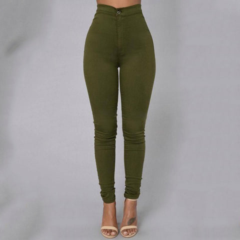 Fashion High Quality Multicolor Women Skinny Jeans