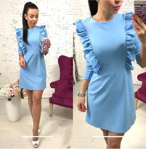 New Women's Ruffles dress casual